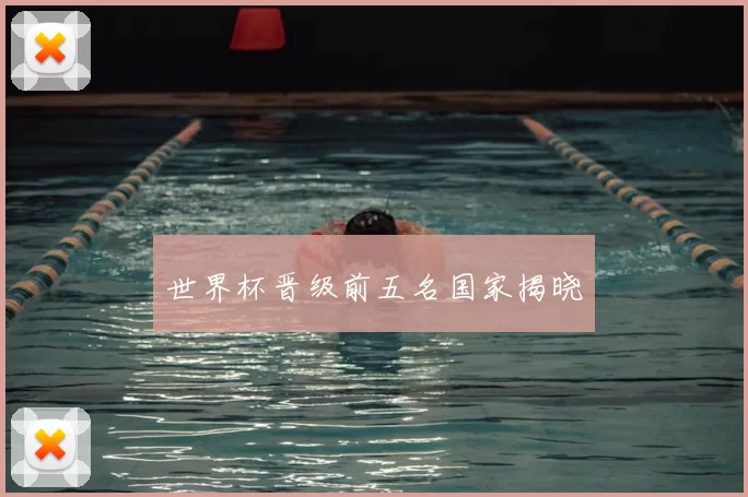 世界杯晋级前五名国家揭晓